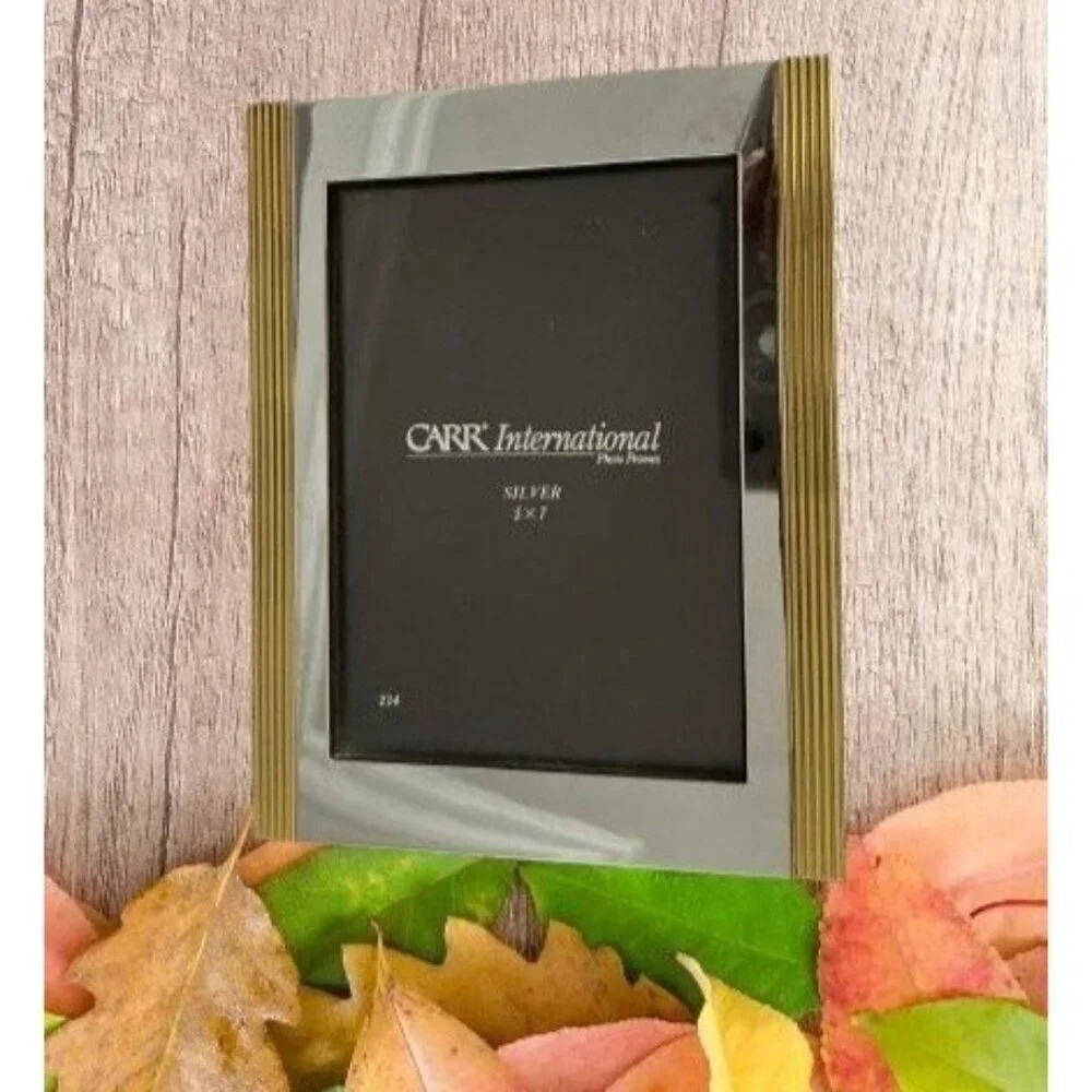 Vintage CARR International Silver photo frame 9